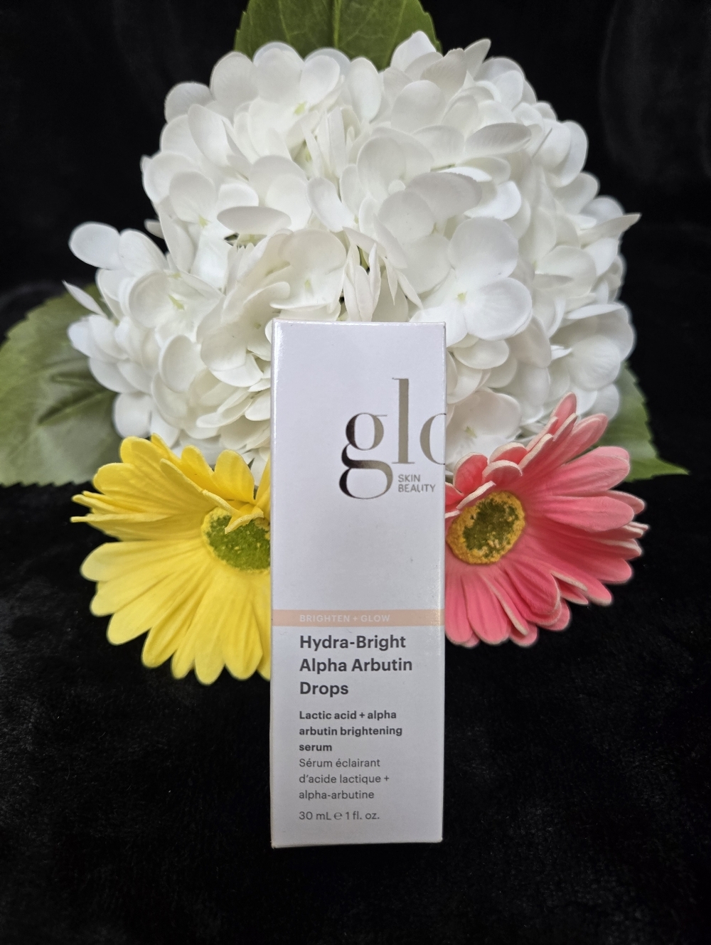 Glo Skin Beauty Hydra-Bright Alpha Arbutin Drops - White, Yellow, Pink, Green